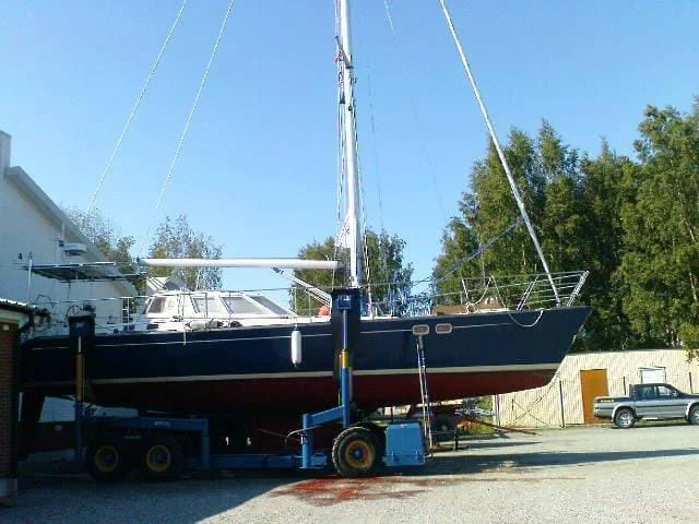 Vinterförvaring av båtar hos JTS i Åkersberga